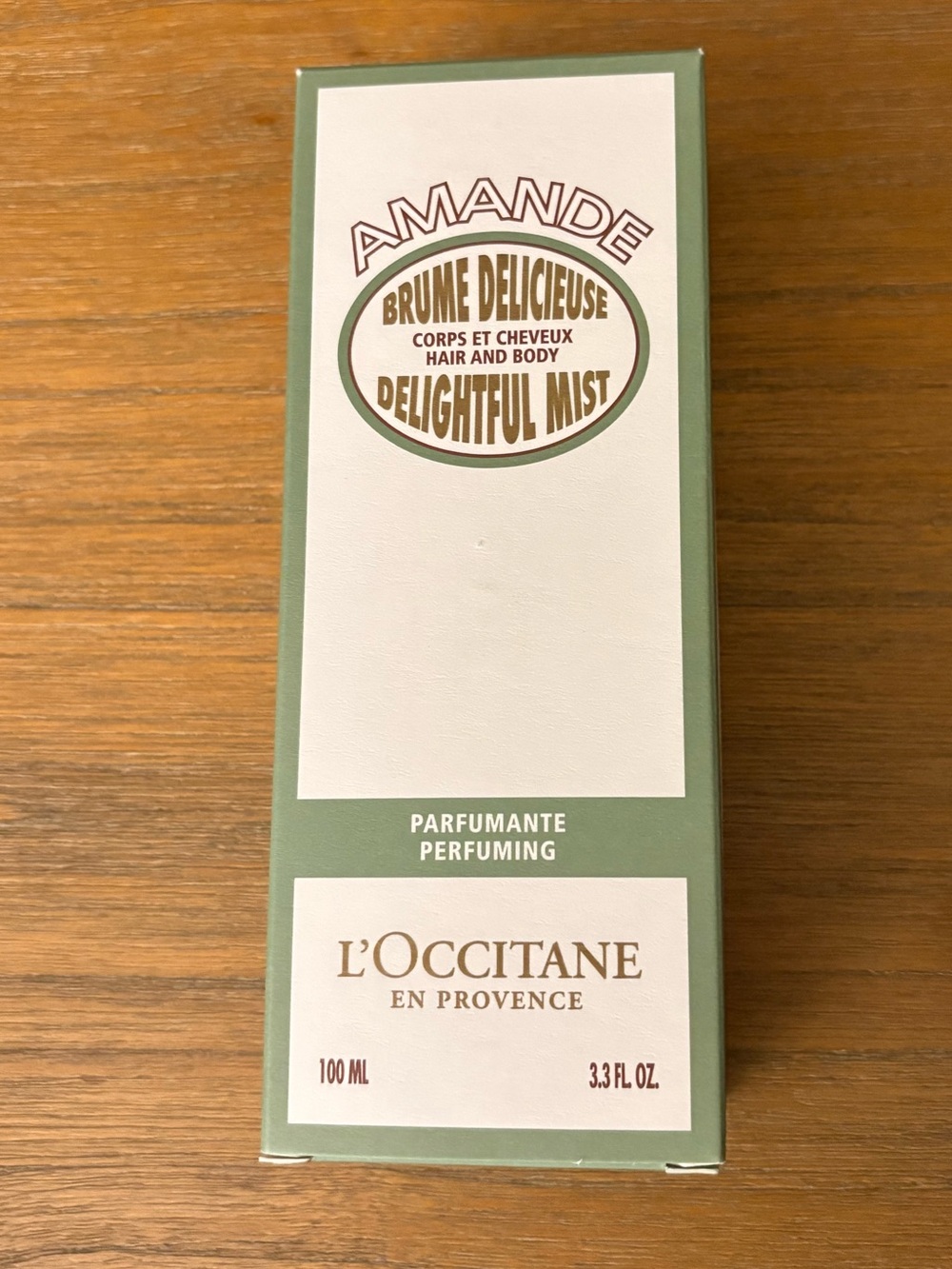 L'OCCITANE Almond Hair & Body Mist, 3.3 Fl Oz - new in box